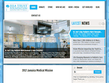 Tablet Screenshot of issatrustfoundation.com